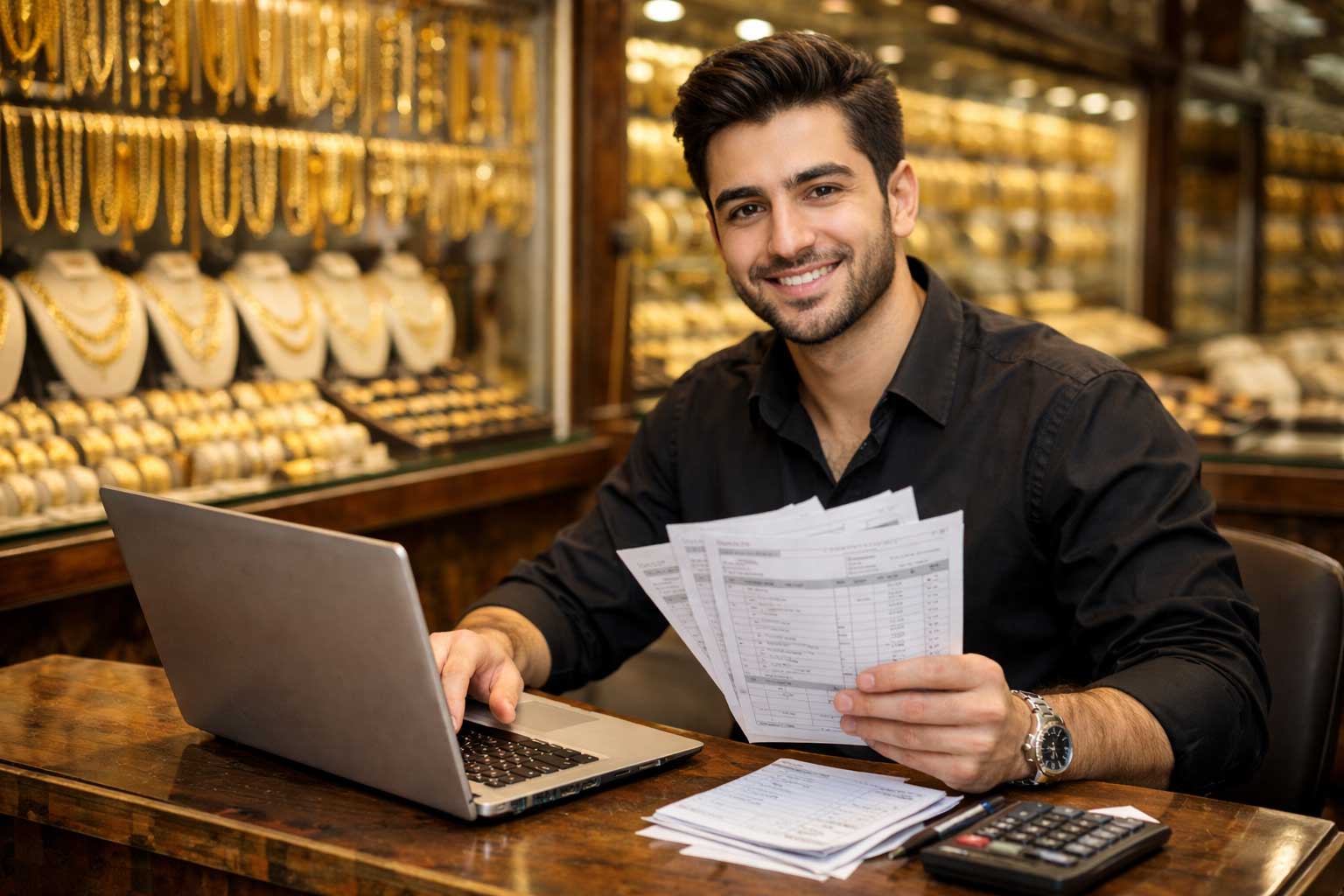 نرم افزار حسابداری طلا و جواهر زرین