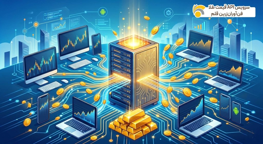 دریافت api قیمت طلا