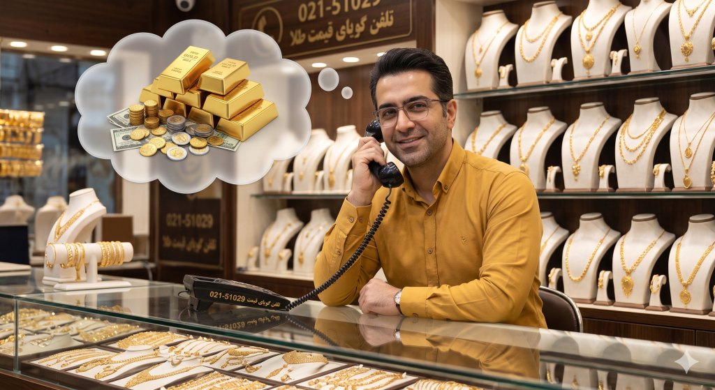 تلفن گویای قیمت طلا